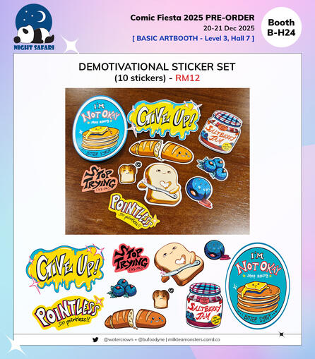 Demotivational Sticker Set